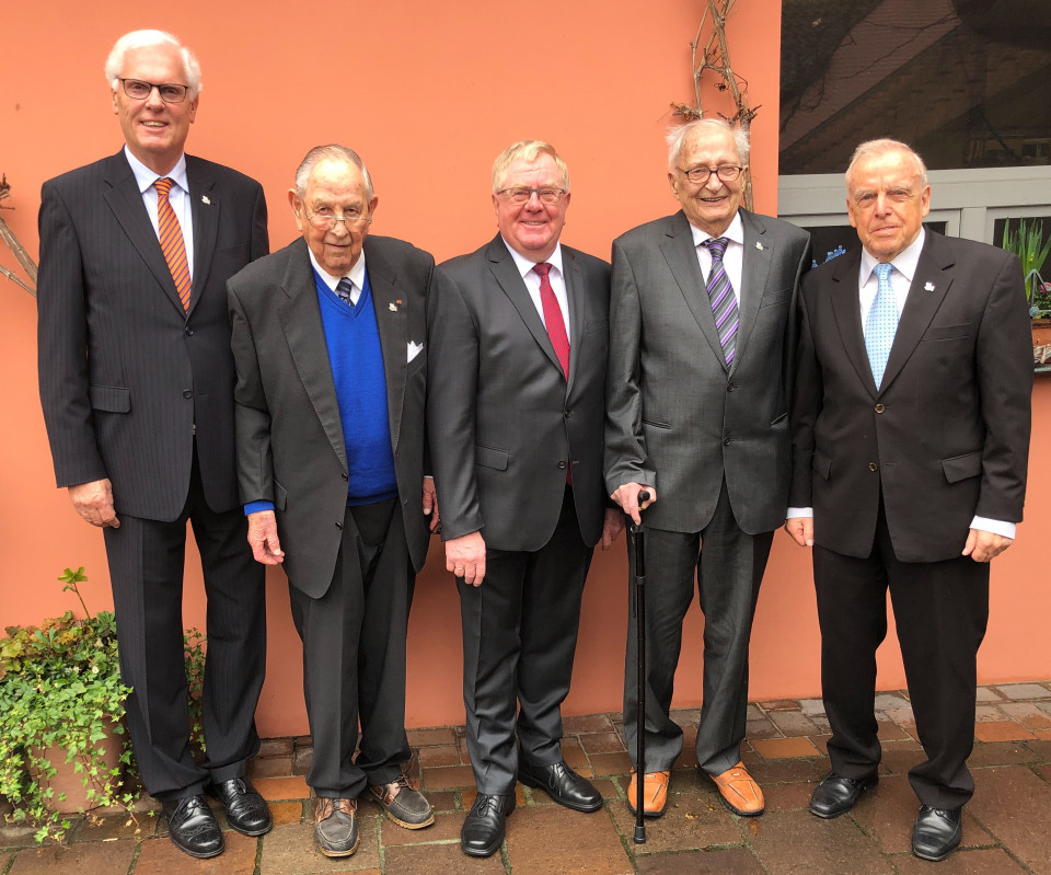 Dr. Peter Paziorek, Hans Schoppmeyer, Reinhold Sendker MdB, Leo Wolters, Berni Recker (Herbert Faust nicht auf dem Bild)