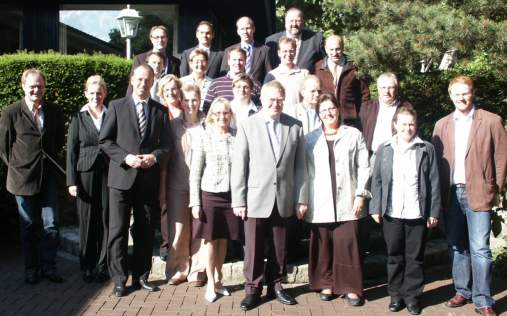 Die Mitglieder des neuen Kreisvorstandes, gewählt am 26. Mai 2009 in Ahlen